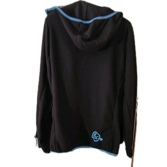 Hot Chocolate Run Jacket Women Brown Fleece Hoodie Zip Up Ventures Endurance XL - Picture 2 of 8